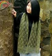 Cloverfield Scarf by Shui Kuen Kozinski
