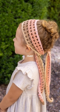 Winding Road Crochet - Lindsey Dale - Airy Crochet Head Scarf - Free