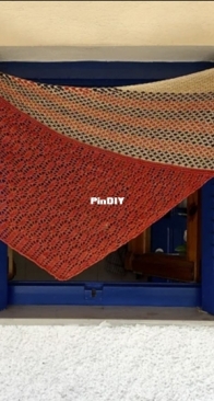 Across the Valley Shawl by Jem Arrowsmith - Under the Olive Tree Knits