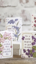 Say it With Flowers - Floral Cards by Faby Reilly from Cross Stitch Gold 127 XSD