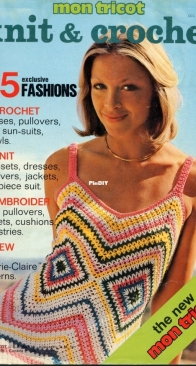 Mon Tricot – Knit & Crochet – No. 16 – English