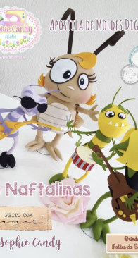 Sophie Candy Ateliê - Bruna Correa - As Naftalinas -  Im Naftalin - Portuguese