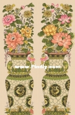 DMC APJ8 - Chinese Vase Lotus & Peony Complete XSD