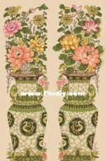 DMC APJ8 - Chinese Vase Lotus & Peony Complete XSD