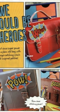 Comic Book Patches by Katie McDonnell from Cross Stitcher 266 PCS + XSD
