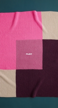 Color Study Blanket in Daily Wool by Purl Soho - Free