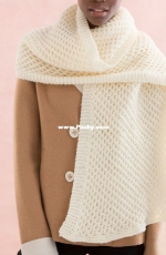 Yarnspirations - Honeycomb Stitch Scarf by Cathy Payson - Free
