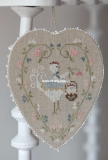 Tralala - coeur poule blanche PCS