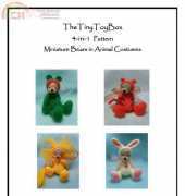 The Tiny Toy Box - Stefanie Devlin - Miniature Bears in Animal Costumes