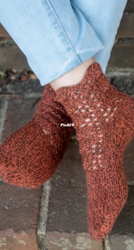 Golden Hour Socks by Heather Storta