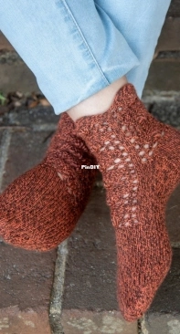 Golden Hour Socks by Heather Storta