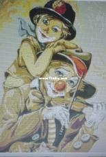 SEG de Paris Needlepoint S929-240 - Un P tit Air de Violon - A Little Bit of Violin