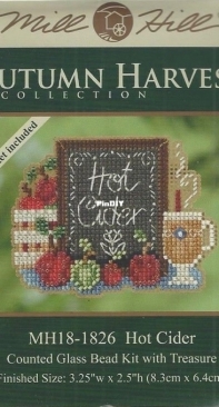 Mill Hill Autumn Harvest Collection MH18-1826 Hot Cider