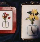 Marilyn and Jackies Collectibles Art Glass Tulips 2002