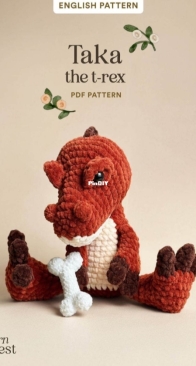 Yarn Forest - Fiona - Taka the T-rex