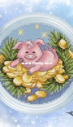 Eastern Calendar - Pig by  Antonina Tretyakova
