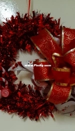 Candycane wreath