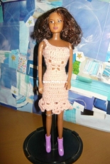 Maguinda Bolsón - Quimey dress and bag set for dolls