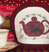 Country Garden Stitchery CGS TC8 - Christmas Tea with Scottie