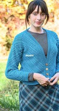 Chamfer Cardigan by Amy Gunderson - Farm and Fiber Knits
