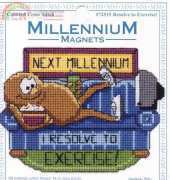 Dimensions - Millennium Magnets 72515 Resolve To Exercise!