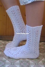 Crescendo! Socks by Laura Jenkins-Free