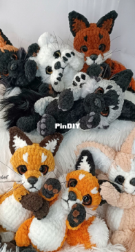 Toys Workshop - Viktoria Yagodkina - ЗаФырррчатльные Лисята Furr-bulously Cute Foxes - Russian