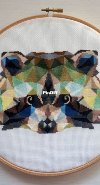 Velvet Pony Design - Geometric Raccoon PCS + XSD