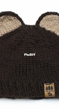 Bear Ears Hat 2 Tone by Tara Marie-Free