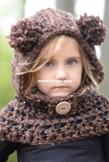 The Velvet Acorn - Heidi May - Dane Dapple Hood and Cowl