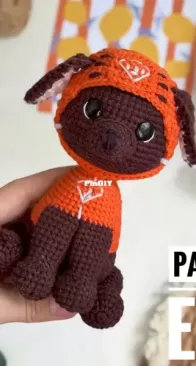 Crochet Friend Toy - CutePatternByYa - Anastasia Anastasiya Smolyakova - puppy water Lifeguard - English