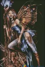 HAED HAERB 0582 Blue Flame by Renee Biertempfel