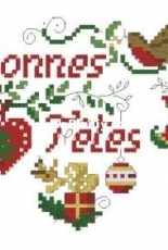 Les Brodeuses Parisiennes LBP - Grand coeur contes de Noel XSD