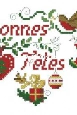 Les Brodeuses Parisiennes LBP - Grand coeur contes de Noel XSD