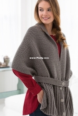 Red Heart Cares Vintage Knit Sweater by Julie Farmer - FREE