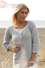 DROPS Design-CL-007-Waves Cardigan-Free