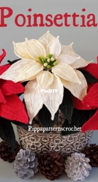 Pippa Patterns - Connie Rockliff - Poinsettia