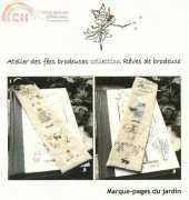 Atelier des fees brodeuses - Marque-pages du jardin