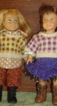 Boy check for Little Girls  for the 6” American Girl dolls. by Hazel Rose Spencer-Free
