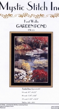 Mystic Stitch Inc. - KW-05 Garden Pond By Kent Wallis