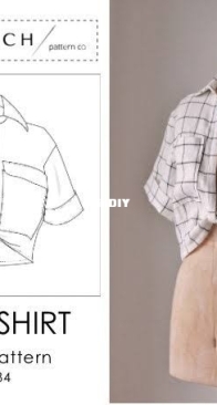 Staystitch Pattern Co - Malibu Shirt - Sizes 00-34
