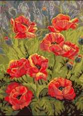 Zolotoe Runo LTS-038 Orange Poppies xsd + pcs