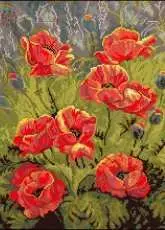Zolotoe Runo LTS-038 Orange Poppies xsd + pcs