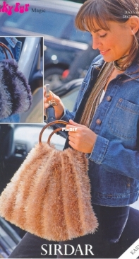 Sidar 2135 funky fur bag knitted - Free
