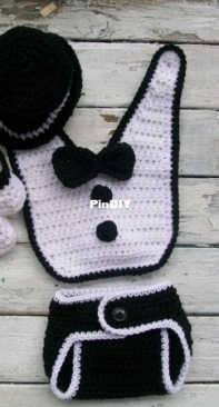 Always Pretty in Pink -  Wanetta Cavanaugh - Baby Tuxedo Set