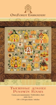OwlForest Embroidery - 0395 - Pumpkin Houses
