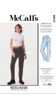 McCalls M8473 - Melissa Watson - Misses Pants - Sizes 18-26