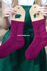 Vintage socks by Anna Radchenko | WoollyWood Design