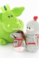 Woolytoons - Tessa Van Riet-Ernst - Dibbes the Dragon - Russian - Translated - Free