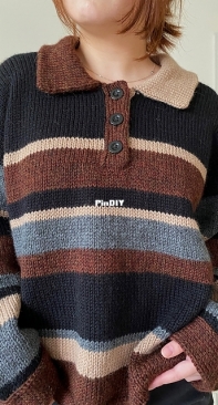 Winona Polo Heavyweight Ed by Emily Y Chen - emknits